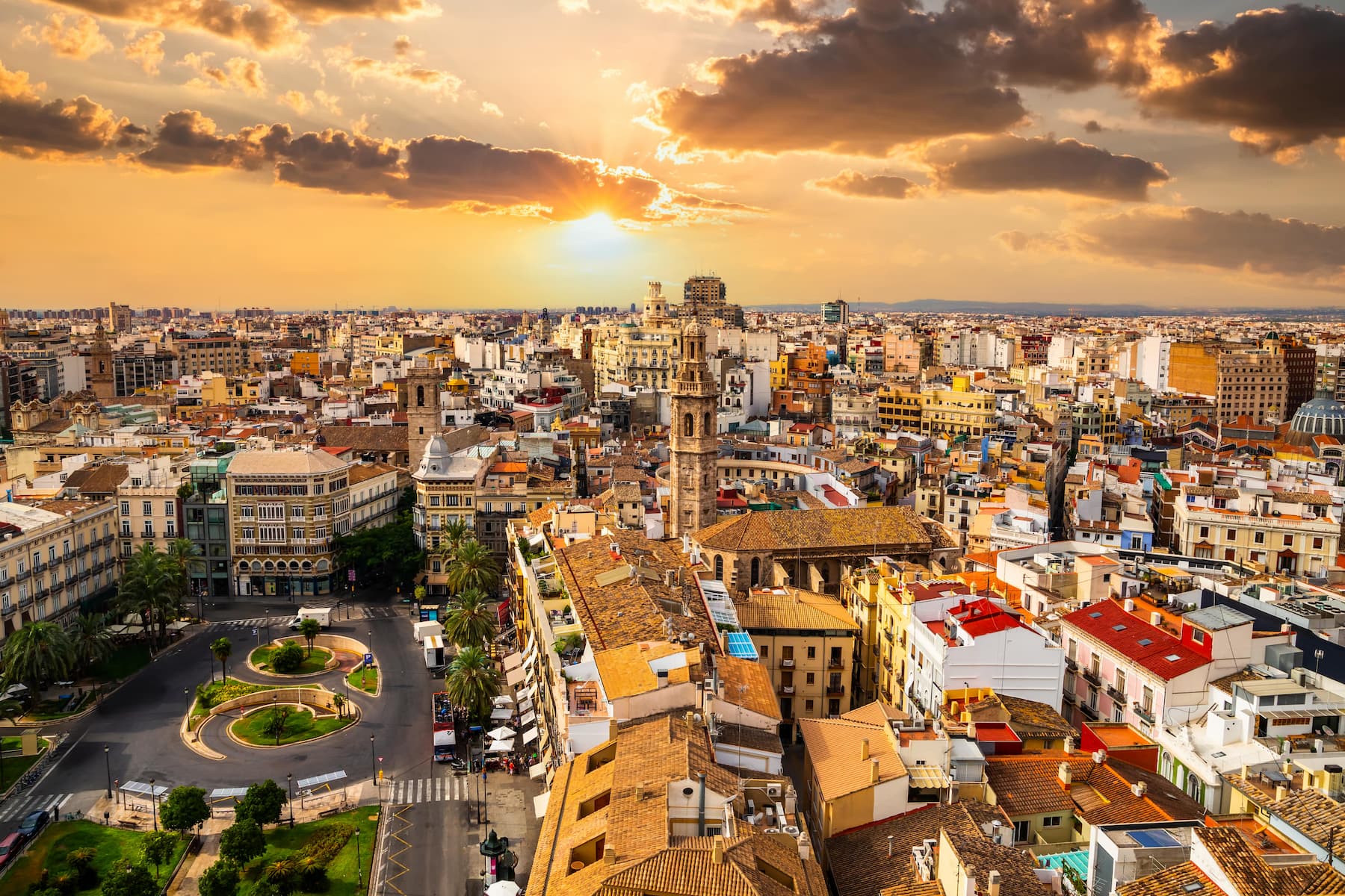 Atardecer en Valencia